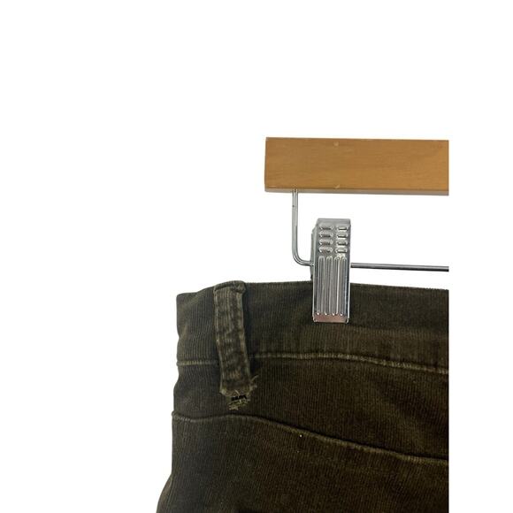 Vintage LRL Lauren Ralph Lauren Corduroy Pants Women's 16 Brown Quiet Luxury - Picture 8 of 9